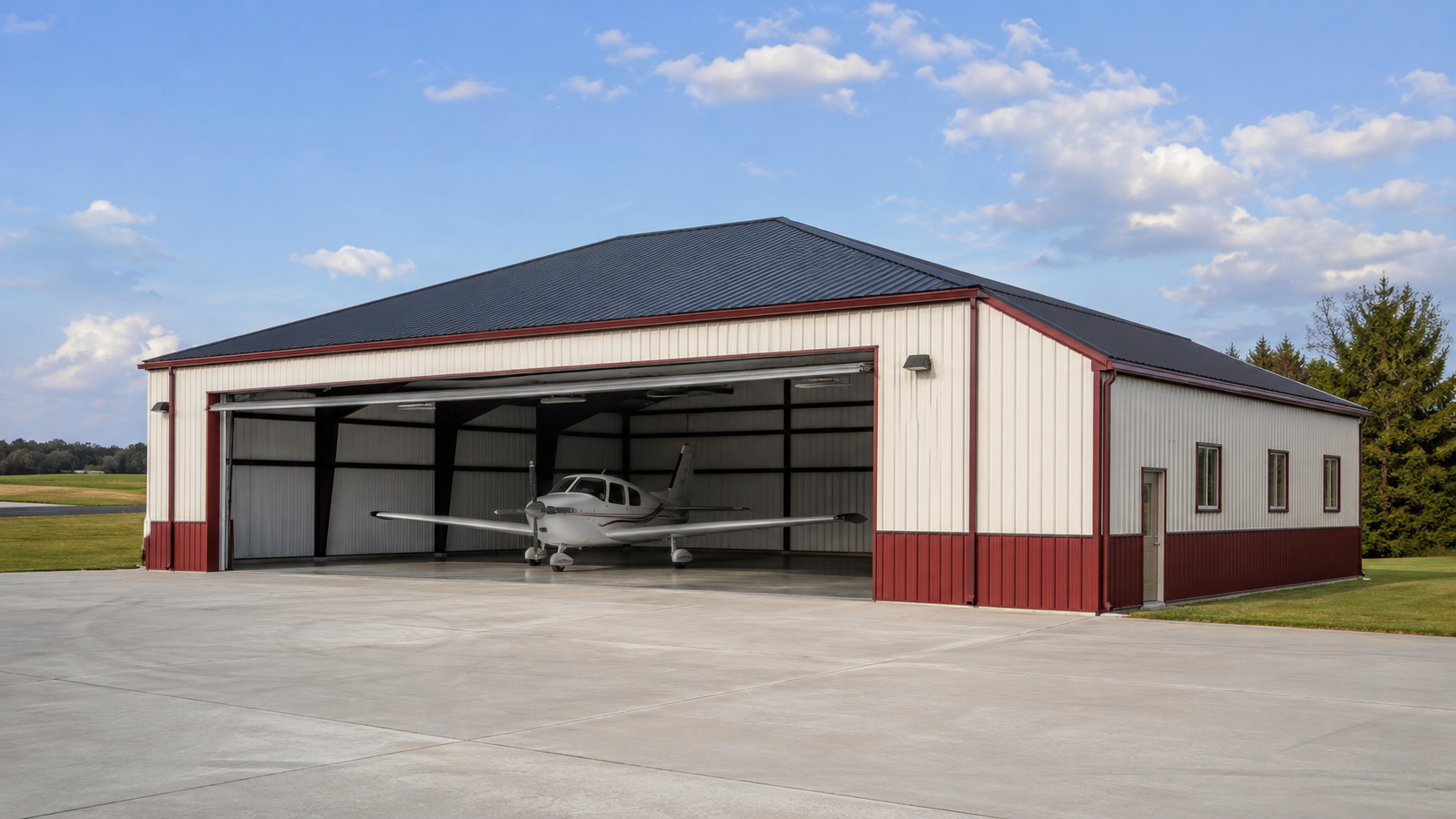 Aircraft Hangars steel building example