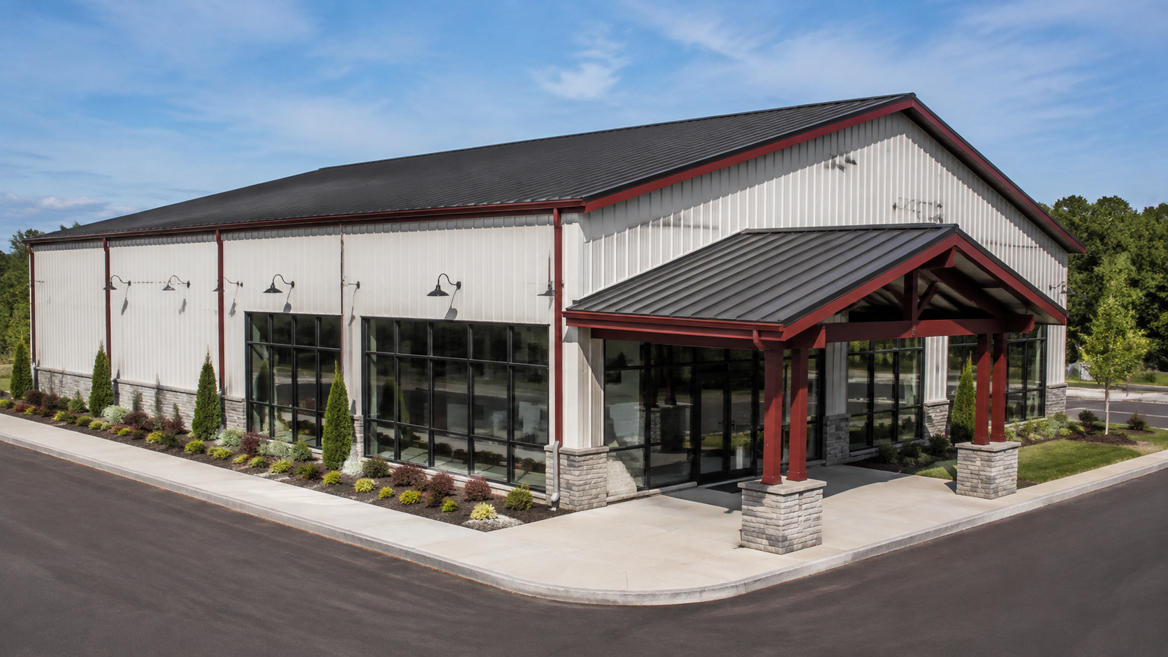 Commercial & Retail steel building example