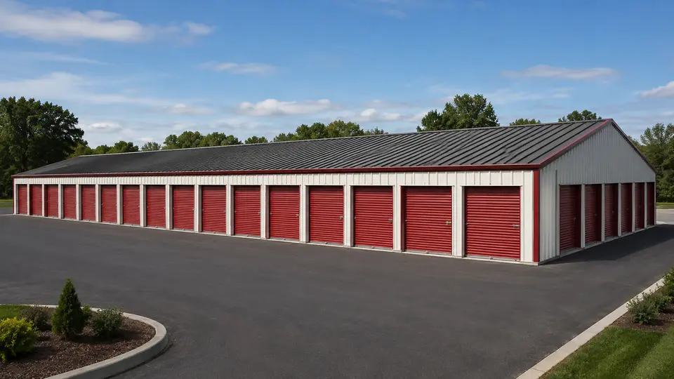 Compact drive-up row Self-Storage preset